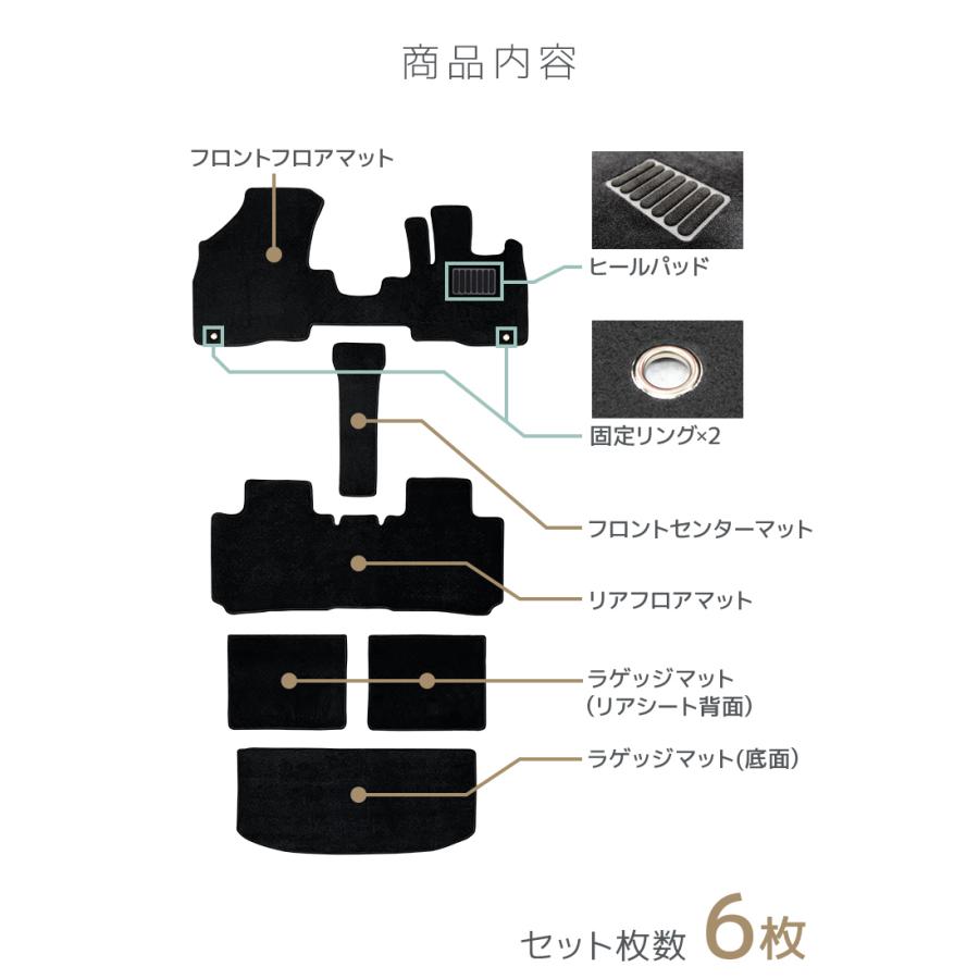 フロアマット 自動車用 スズキ ソリオ 専用設計 カーマット トランクマット 6Pセット ハイブリット車 対応 車用マット 洗える 車 マット |  | 10