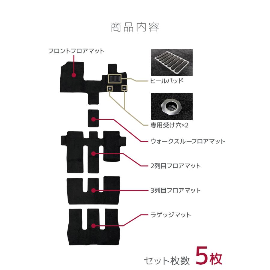 フロアマット 自動車用 ホンダ フリード GB5 GB7 専用設計 カーマット トランクマット 5Pセット ハイブリット車 対応 車用マット 洗える 車 マット |  | 10