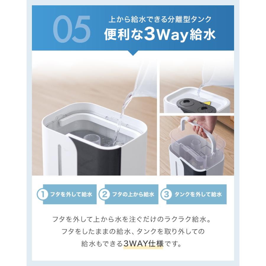 WEIMALL（ウェイモール） 2000円OFFクーポン 2025最新 加湿器 超音波式