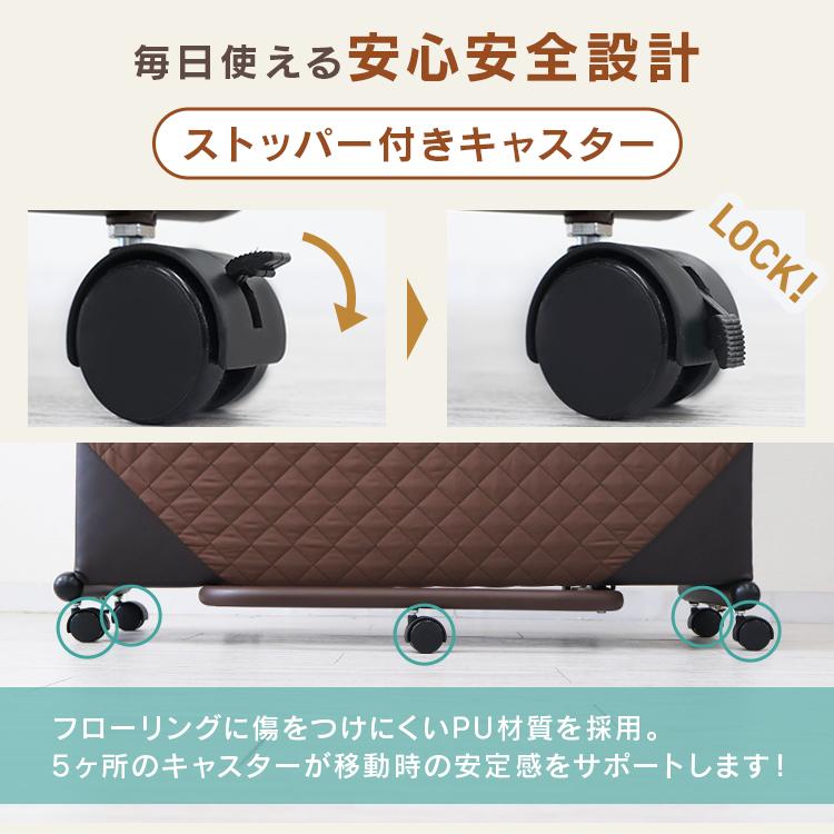 WEIMALL（ウェイモール） 折りたたみベッド マットレス付き シングル