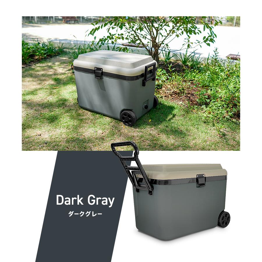MERMONT クーラーボックス 大型 48L 保冷力 キャスター付 クーラー