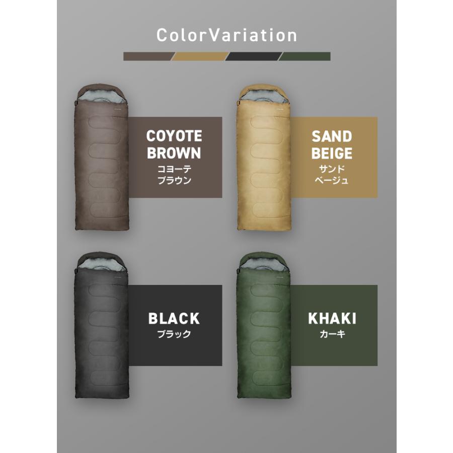 寝袋 冬用 最強 シュラフ コンパクト 封筒型 -15℃ 230T 撥水 キャンプ 洗える ねぶくろ アウトドア 連結可能 防災グッズ | WEIMALL | 20