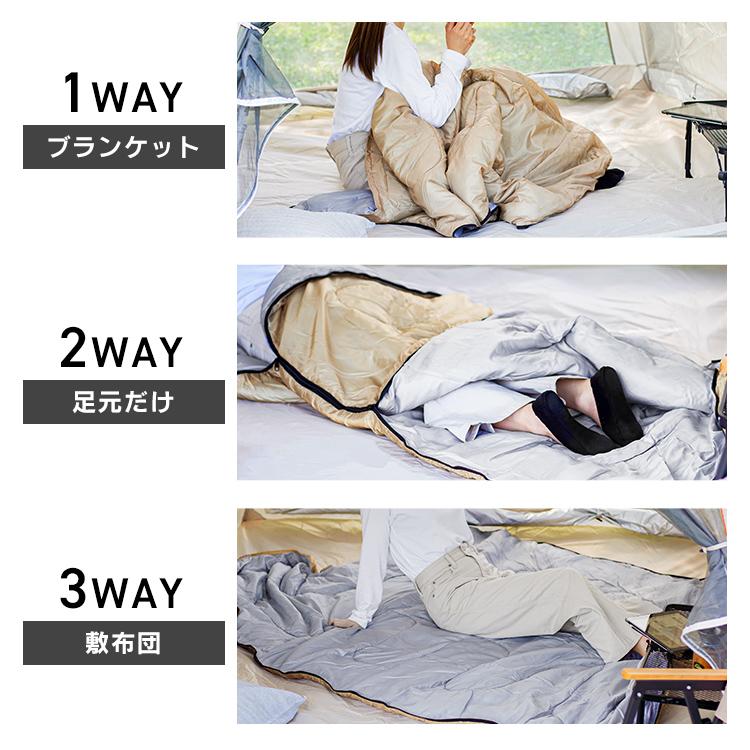 今だけ限定価格 寝袋 冬用 最強 シュラフ コンパクト 封筒型 キャンプ用品 洗える ねぶくろ アウトドア 連結可能 オールシーズン 防災グッズ 車中泊 暖かい 登山 | MERMONT | 19