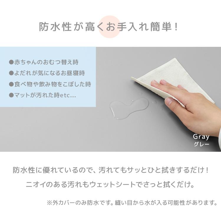 プレイマット ベビー ベビーマット 折りたたみ 180×90 厚さ4cm 赤ちゃん マット 厚手 大判 ノンホルム 防水 防音 軽量 子ども かわいい おしゃれ WEIMALLの画像