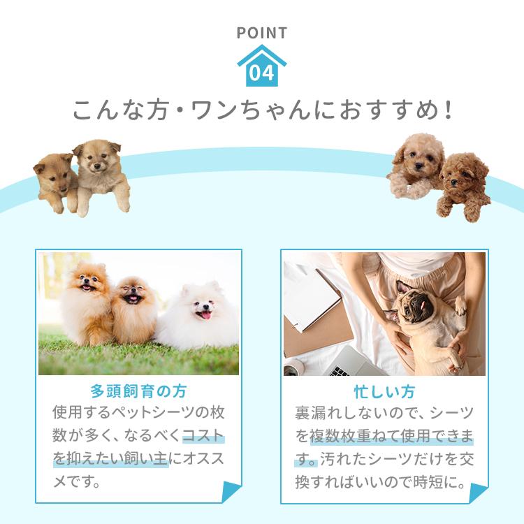 ペットシーツ ワイド レギュラー スーパーワイド 200枚 100枚 50枚 ペットシート 犬 薄型 厚型 トイレシート 猫 大容量 多頭飼い ペットトイレ おしっこシート | WEIMALL | 19