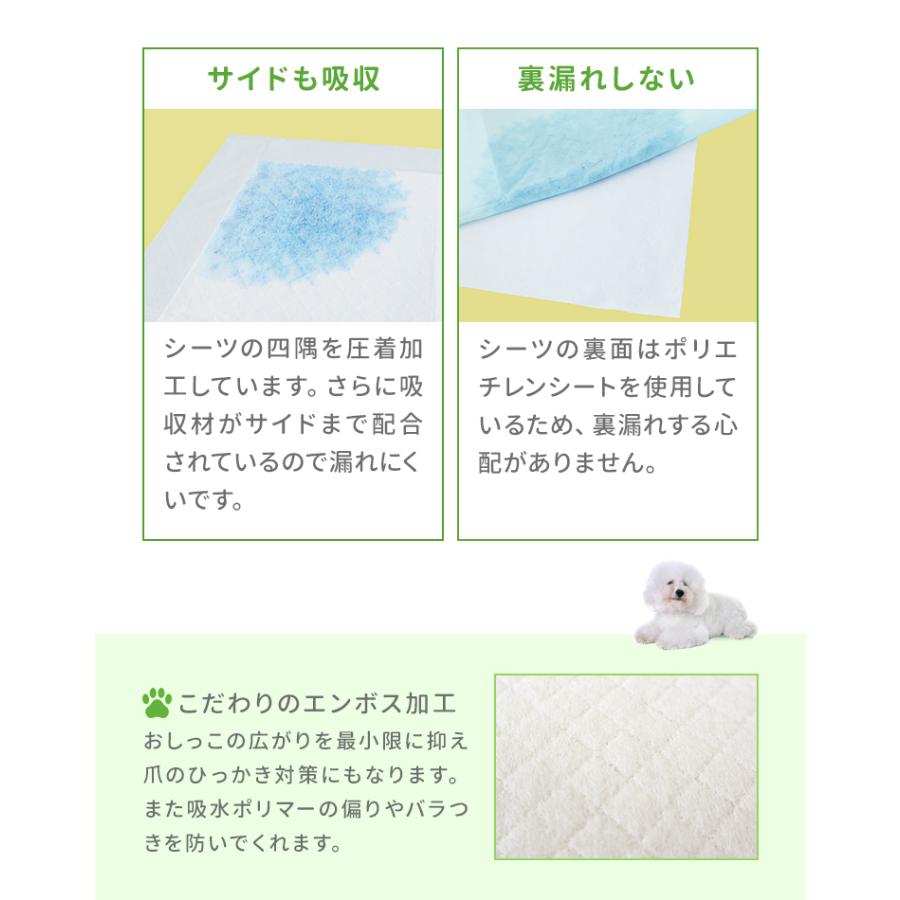 ペットシーツ 厚型 ワイド レギュラー ペットシート 100枚 50枚 犬 多頭飼い 大容量 超吸収 極厚トイレシート ペット シート 猫 ペットトイレ 安い | WEIMALL | 17