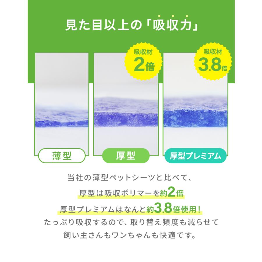 ペットシーツ 厚型 ワイド レギュラー ペットシート 100枚 50枚 犬 多頭飼い 大容量 超吸収 極厚トイレシート ペット シート 猫 ペットトイレ 安い | WEIMALL | 09