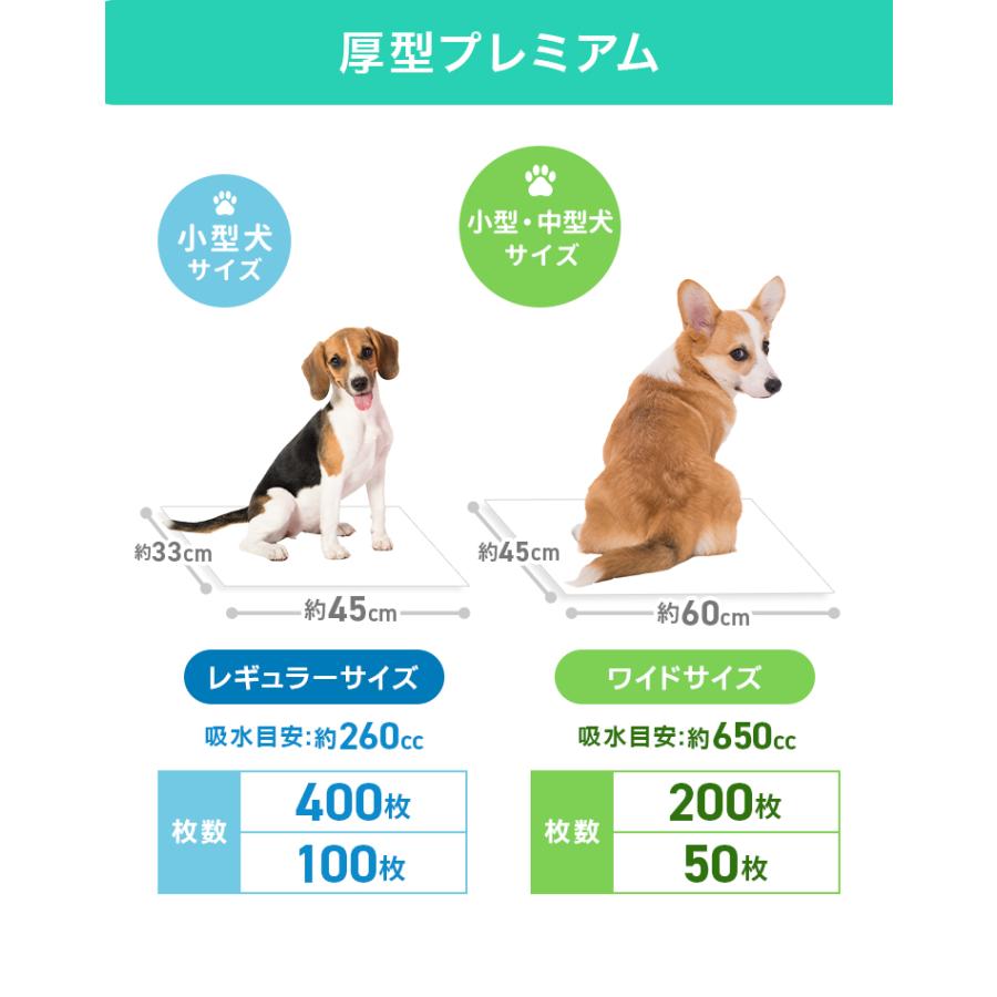 ペットシーツ 厚型 ワイド レギュラー ペットシート 100枚 50枚 犬 多頭飼い 大容量 超吸収 極厚トイレシート ペット シート 猫 ペットトイレ 安い | WEIMALL | 12