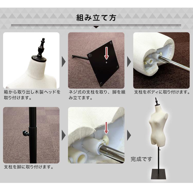 WEIMALL トルソー レディース 7号 幅37cm 高さ140〜180cm