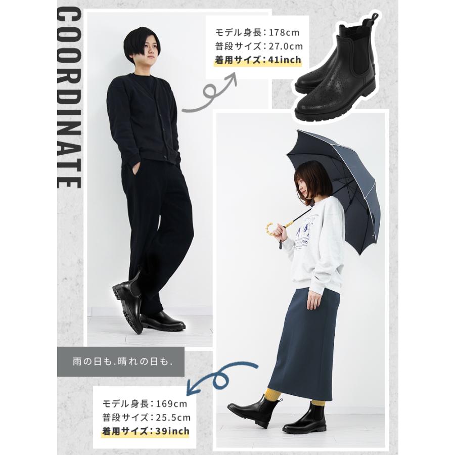 レインシューズ レディース ショートブーツ 長靴 サイドゴア 完全防水 滑りにくい おしゃれ レインブーツ 雨靴 履きやすい 疲れない 通勤 通学 | WEIMALL | 05
