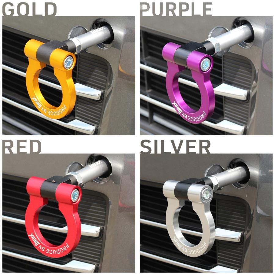 けん引 フック 汎用 牽引フック M24×P2.0 可倒式 脱着式 折りたたみ式 軽量 色選択 自動車用 | Durax | 13