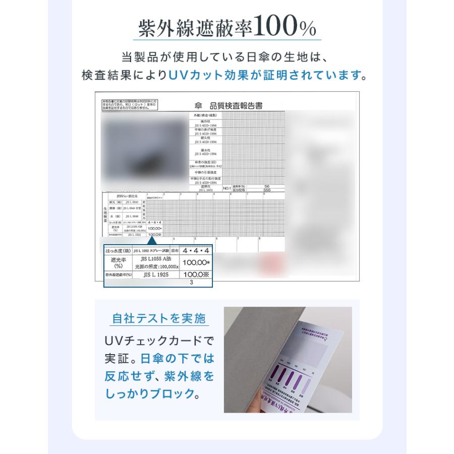 日傘 完全遮光 折りたたみ 軽量 晴雨兼用 UVカット自動開閉 ワンタッチ 6本骨 折り畳み傘 レディース 雨傘 日焼け対策 紫外線対策 メンズ おしゃれ | WEIMALL | 12