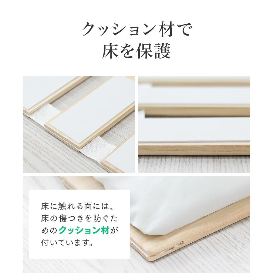 WEIMALL（ウェイモール） すのこベッド セミシングル ロール式 極薄1.3