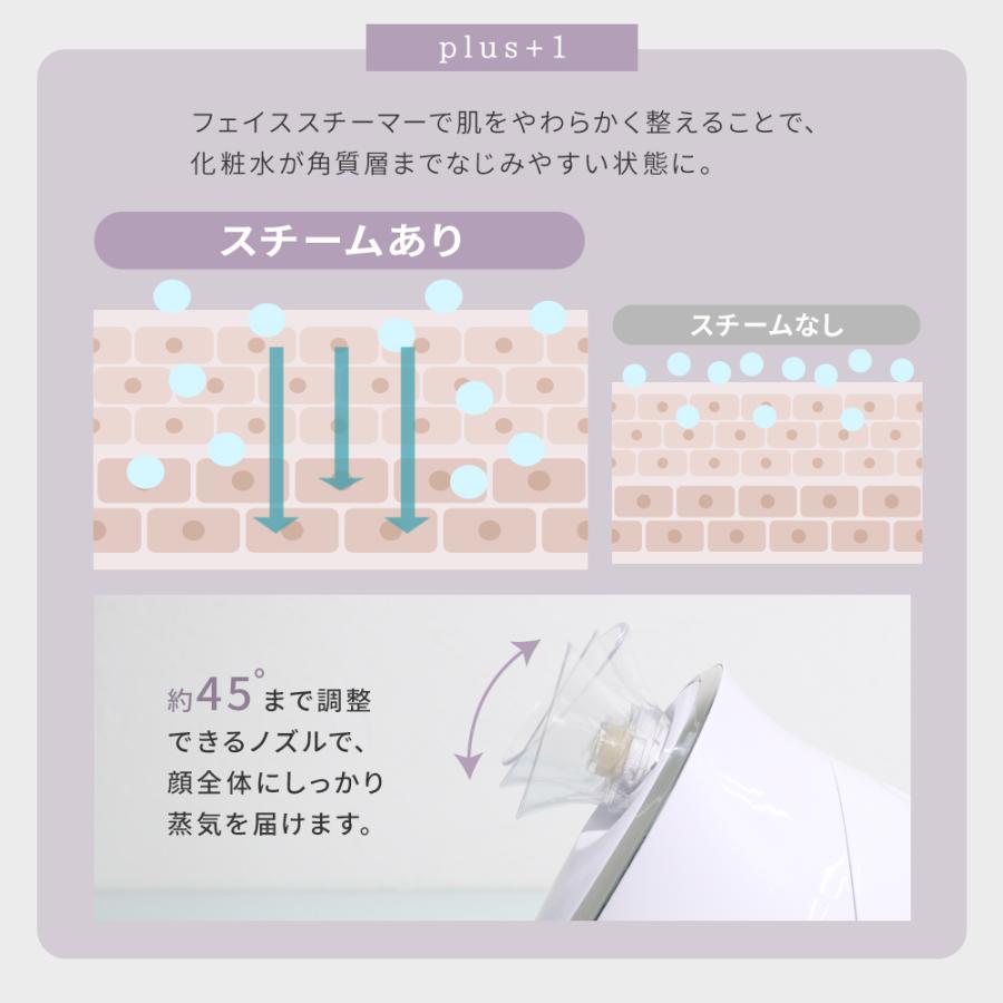 WEIMALL（ウェイモール） フェイススチーマー 美顔器 温スチーム 顔