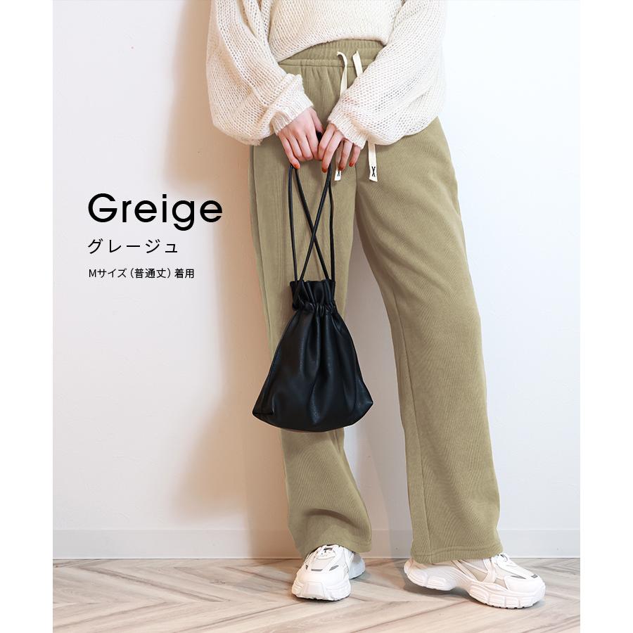 2025新作 裏起毛パンツ ワイドパンツ レディース 冬 ストレート パンツ コーデュロイ 裏起毛 あったか ゆったり 細見え ウエストゴム ロング おしゃれ ズボン | WEIMALL | 10