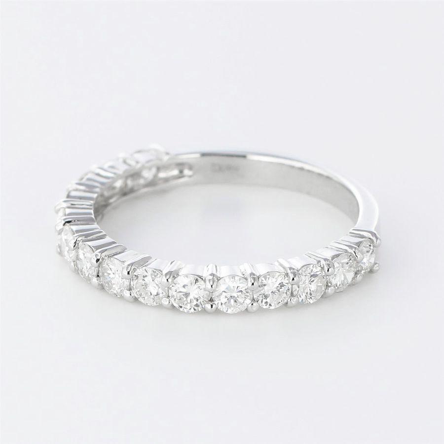 リング プラチナ ダイヤモンド レディース 指輪 0.5カラット SIクラス ハーフエタニティ ダイヤリング 40代 50代 普段使い プレゼント 受注品 |  | 03