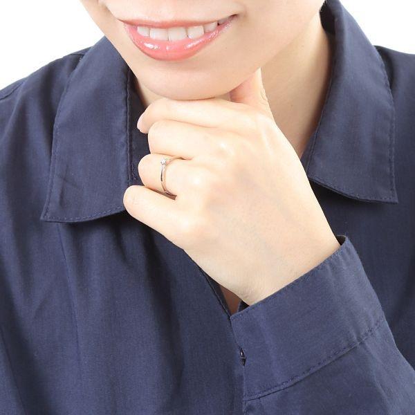 ダイヤモンド リング 一粒 プラチナ レディース 0.06カラット 30代 40代 普段使い 記念日 プレゼント 人気 受注品 5号〜13号 |  | 08