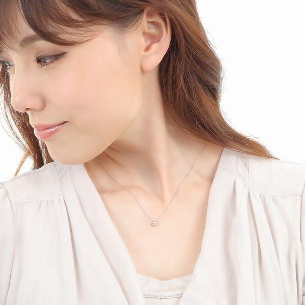 ダイヤモンド ネックレス 一粒 0.2ct プラチナ Pt900 ふせ込み レディース 天然ダイヤ SIクラス Pt850ベネチアンチェーン 40cm | DAIYA（ゴルフ用品、日用品） | 11