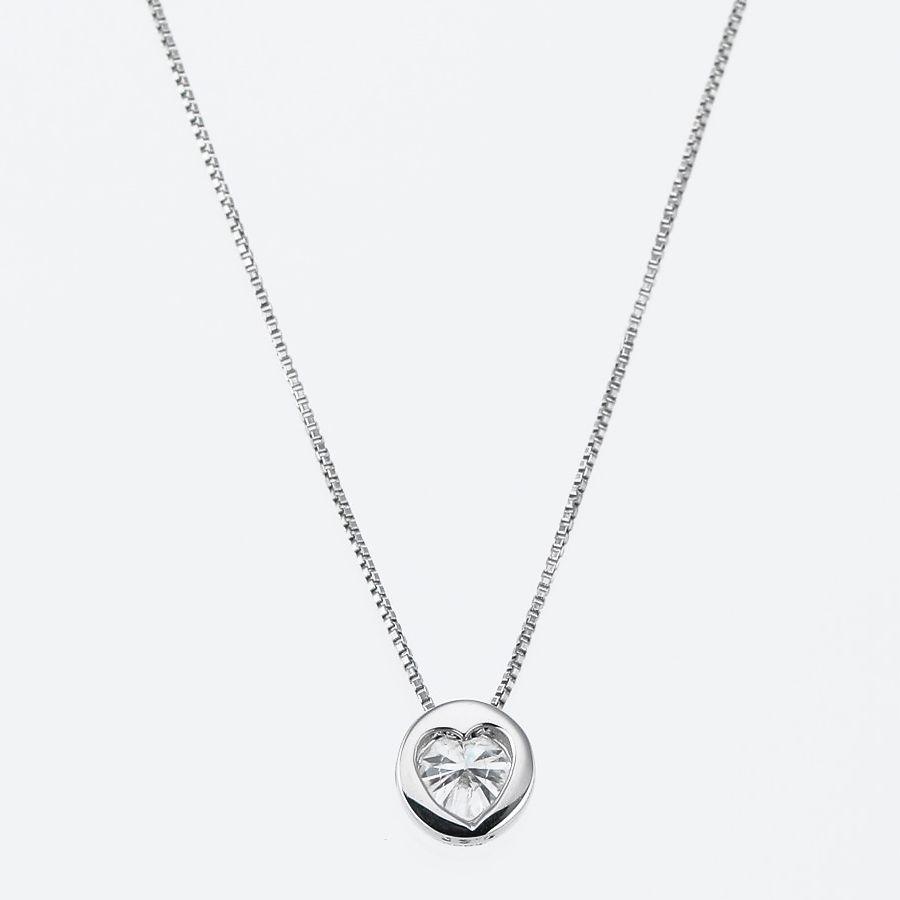 ダイヤモンド ネックレス 一粒 0.2ct プラチナ Pt900 ふせ込み レディース 天然ダイヤ SIクラス Pt850ベネチアンチェーン 40cm | DAIYA（ゴルフ用品、日用品） | 03