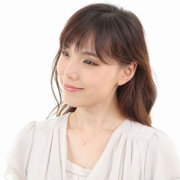 ダイヤモンド ネックレス 一粒 0.2ct プラチナ Pt900 ふせ込み レディース 天然ダイヤ SIクラス Pt850ベネチアンチェーン 40cm | DAIYA（ゴルフ用品、日用品） | 09