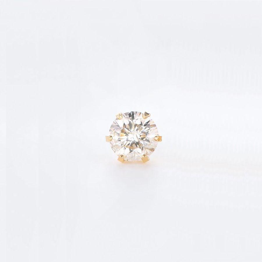 ダイヤモンド ピアス 片耳 一粒 K18 レディース ダイヤピアス イエローゴールド 0.2カラット 0.3カラット 記念日 誕生日 プレゼント | DAIYA（ゴルフ用品、日用品） | 02