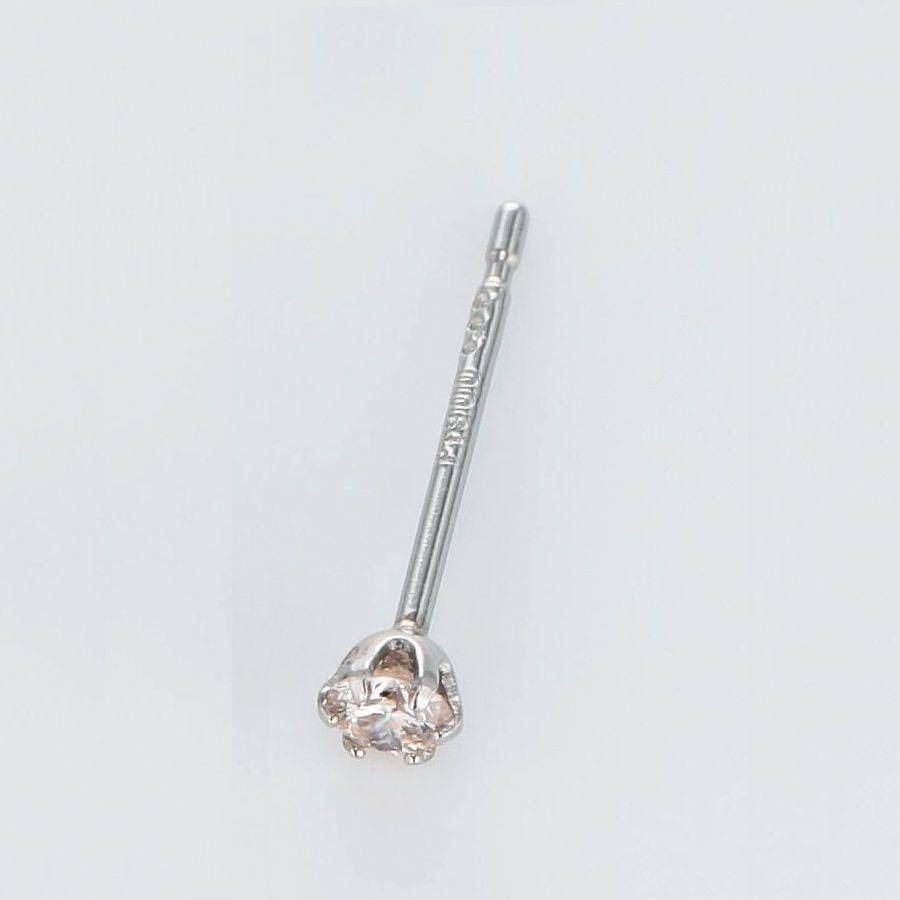 ダイヤモンド ピアス 片耳 一粒 プラチナ レディース  0.05カラット PT900 ダイヤモンド シンプル 普段使い 記念日 誕生日 プレゼント | DAIYA（ゴルフ用品、日用品） | 03
