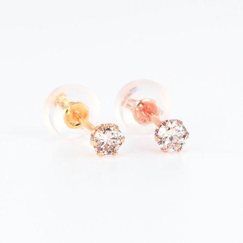 DAIYA（ダイヤ） ダイヤモンド ピアス 片耳 K18 一粒 レディース