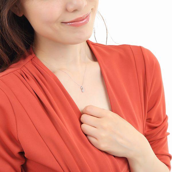 ダイヤモンド ネックレス プラチナ K18 ハート＆キューピッドダイヤモンド鑑別カード付き スイートテンダイヤモンド 0.2カラット | DAIYA（ゴルフ用品、日用品） | 14