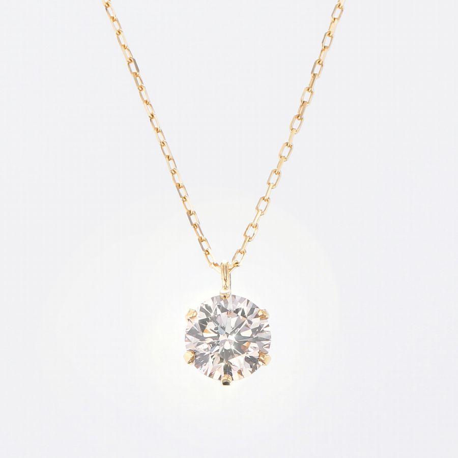 ダイヤモンド ネックレス 一粒 K18 0.3カラット ハート＆キューピッドダイヤモンド鑑別カード付き レディース 50代 40代 ダイヤネックレス | DAIYA（ゴルフ用品、日用品） | 03