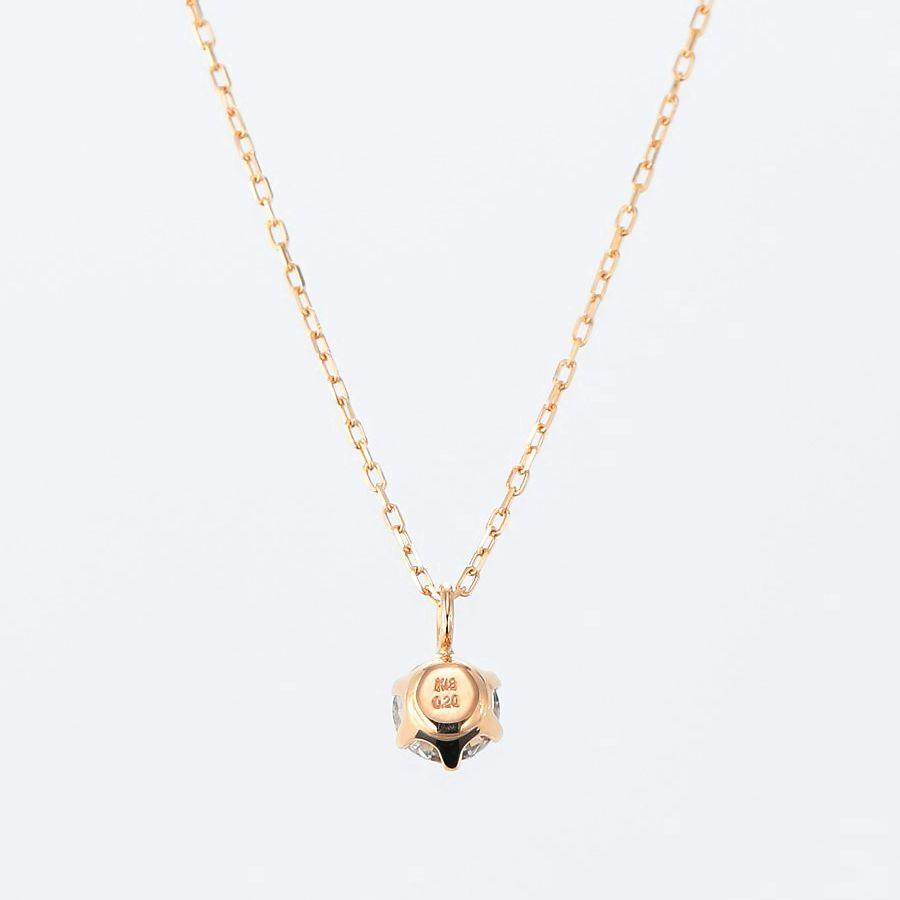 ダイヤモンド ネックレス 一粒 K18 0.2カラット レディース 50代 40代 18金 ダイヤネックレス 普段使い 記念日 誕生日 プレゼント | DAIYA（ゴルフ用品、日用品） | 05