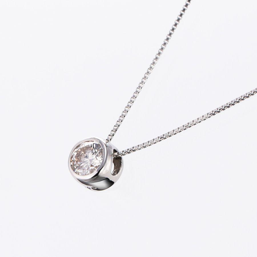 ダイヤモンド ネックレス 一粒 プラチナ 0.4カラット レディース  ダイヤネックレス 50代 40代 普段使い プレゼント 即日発送 | DAIYA（ゴルフ用品、日用品） | 02