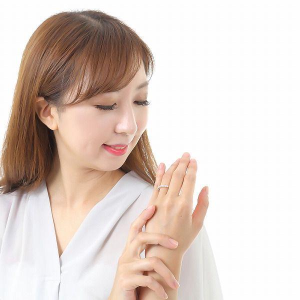 ダイヤモンド リング H＆C鑑別カード付き ハーフエタニティ プラチナ 0.5カラット ダイヤリング 50代 40代 普段使い プレゼント 受注品 7号〜15号 |  | 14