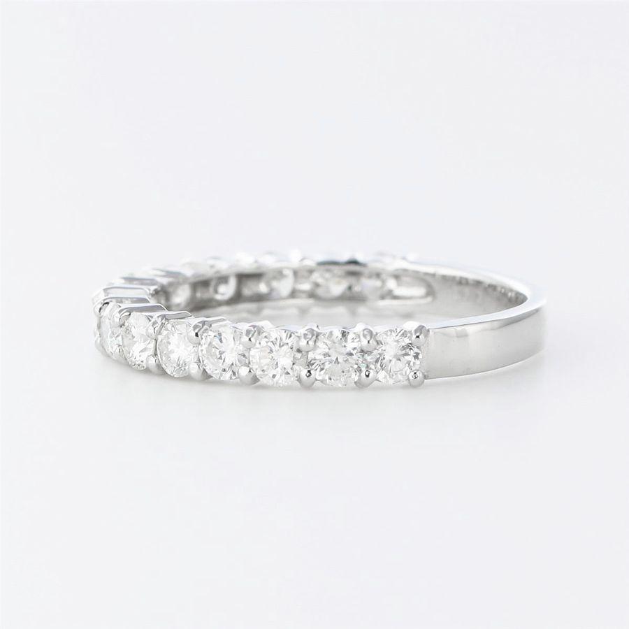 ダイヤモンド リング H＆C鑑別カード付き ハーフエタニティ プラチナ 0.5カラット ダイヤリング 50代 40代 普段使い プレゼント 受注品 7号〜15号 |  | 03