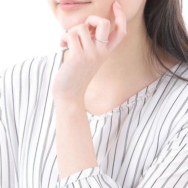 ダイヤモンド リング ハーフエタニティ プラチナ 0.3カラット ダイヤリング 50代 40代 普段使い 記念日 プレゼント 人気 受注品 7号〜14号 | DAIYA（ゴルフ用品、日用品） | 11