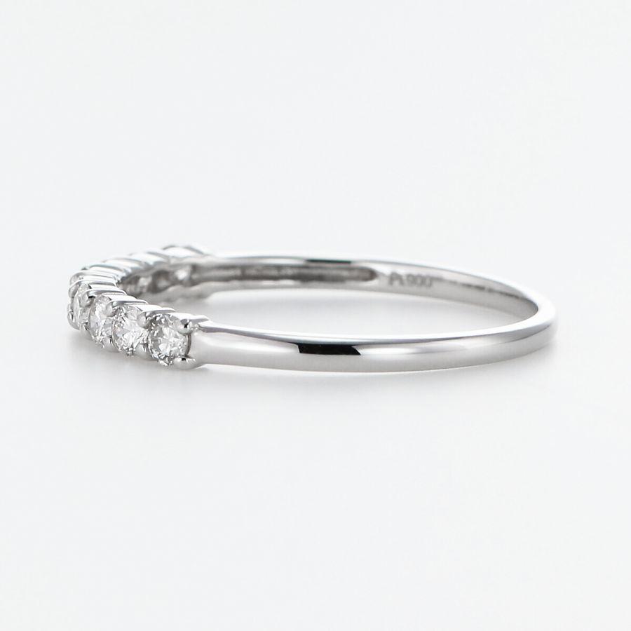 最終売り切り価格❣️PTハーフエタニティダイア入りリング0.3ct DAIYA（ゴルフ用品、日用品） ダイヤモンド リング K18 ハーフ