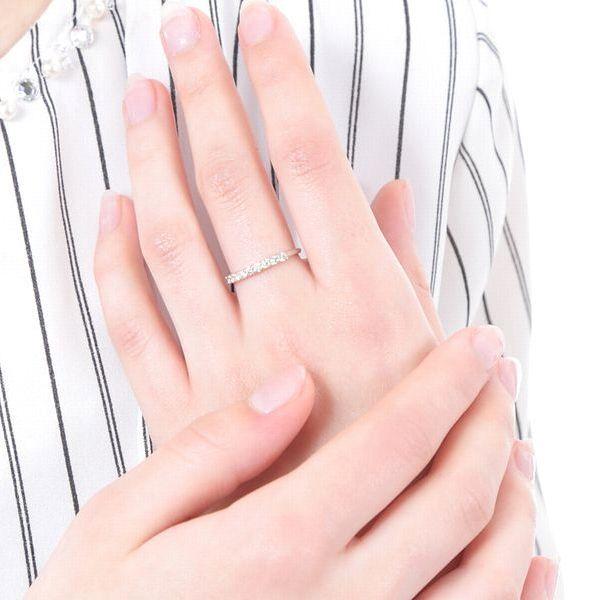 ダイヤモンド リング ハーフエタニティ プラチナ 0.3カラット ダイヤリング 50代 40代 普段使い 記念日 プレゼント 人気 受注品 7号〜14号 | DAIYA（ゴルフ用品、日用品） | 08