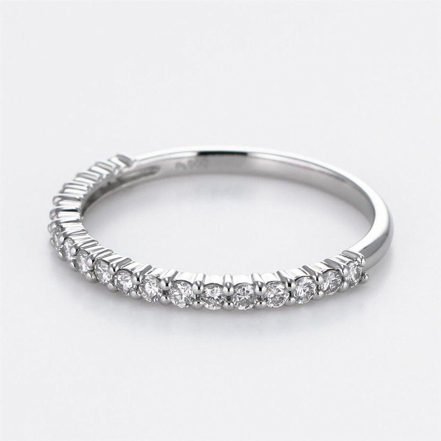 指輪 レディース ダイヤモンド プラチナ ハーフエタニティ 0.3カラット Hカラー SIクラス ハート＆キューピッド鑑別付き 受注品 5号〜14号 | DAIYA（ゴルフ用品、日用品） | 02