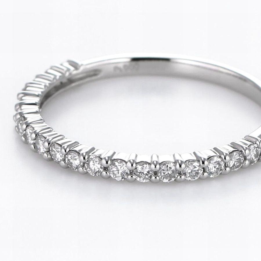 指輪 レディース ダイヤモンド プラチナ ハーフエタニティ 0.3カラット Hカラー SIクラス ハート＆キューピッド鑑別付き 受注品 5号〜14号 | DAIYA（ゴルフ用品、日用品） | 03