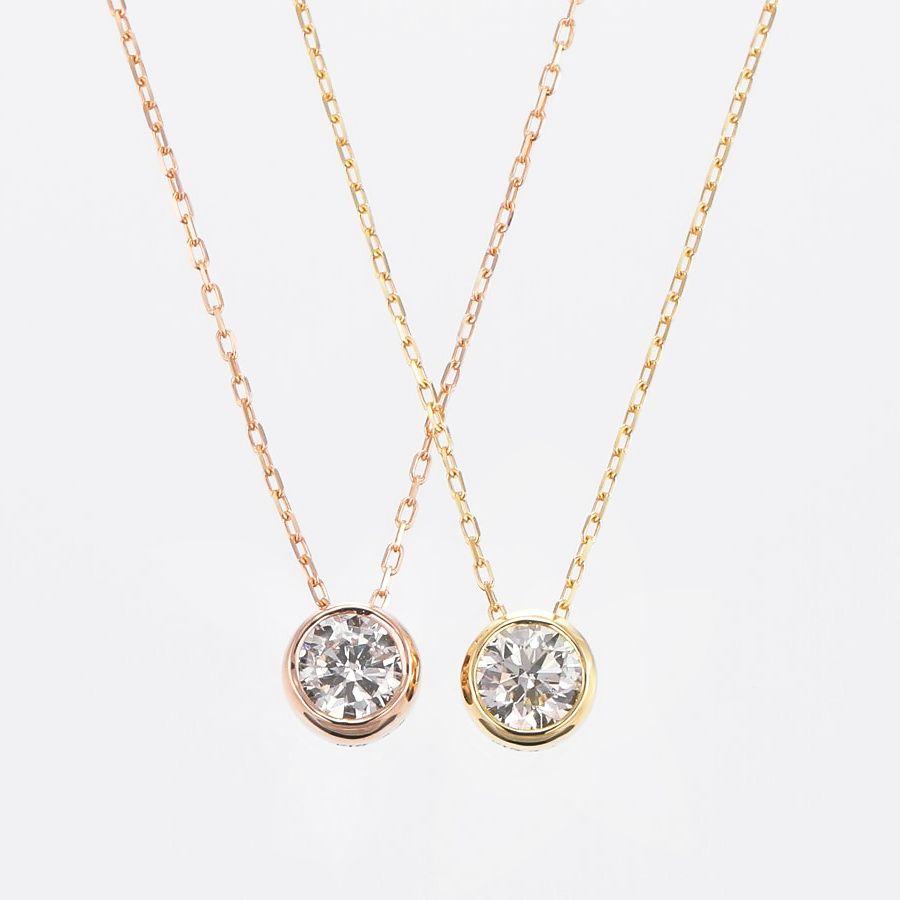 18金ダイヤネックレス、 10金ダイヤネックレス2つセット　40センチ 18金ダイヤネックレス、 10金ダイヤネックレス2つセット 40