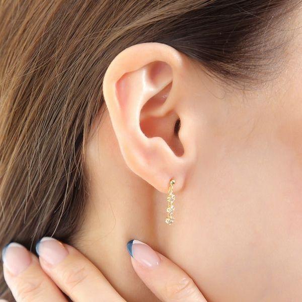PG（ファッション） ダイヤモンド ピアス K18 0.5カラット