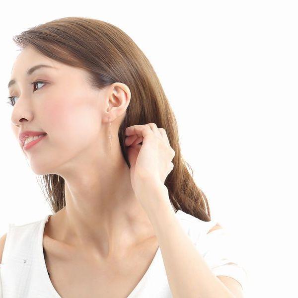 ダイヤモンド ピアス 一粒 K18 レディース アメリカンピアス 0.2カラット 0.3カラット 50代 40代 シンプル 普段使い 記念日 誕生日 プレゼント | Si | 13