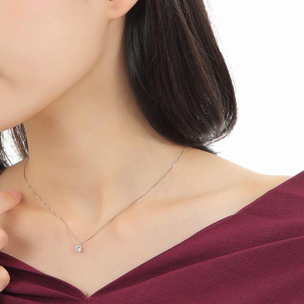ダイヤモンド ネックレス 一粒 プラチナ 0.5ct レディース 50代 40代 ダイヤネックレス シンプル 普段用 記念日 誕生日 プレゼント | DAIYA（ゴルフ用品、日用品） | 10