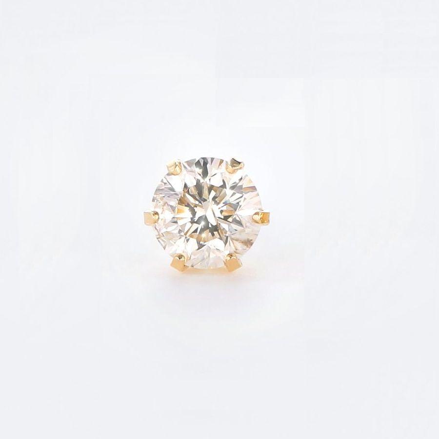 DAIYA（ダイヤ） ダイヤモンド ピアス 片耳 一粒 ダイヤピアス K18 0.4