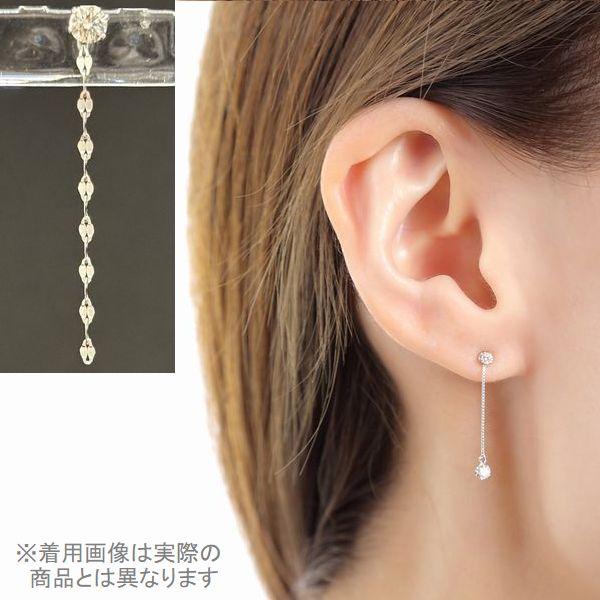 ピアス チャーム レディース K10 ピアスチャーム 3cm ジュエリー 重ね付け 片方販売 ペア販売 20代 30代 40代 シンプル 記念日 誕生日 プレゼント | DAIYA（ゴルフ用品、日用品） | 10