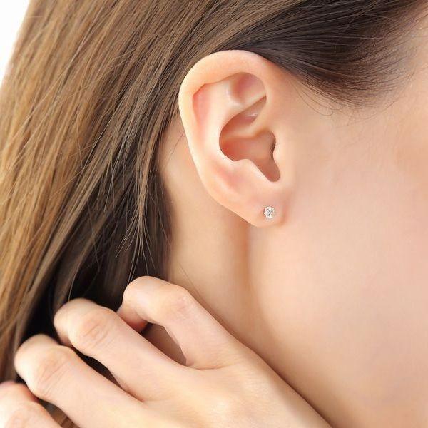 ダイヤモンド ピアス プラチナ K18イエローゴールドトータル0.400ctup Fカラー SI2クラス GOODカット 中央宝石研究所ソーティングシート 50代 40代  プレゼント | DAIYA（ゴルフ用品、日用品） | 14