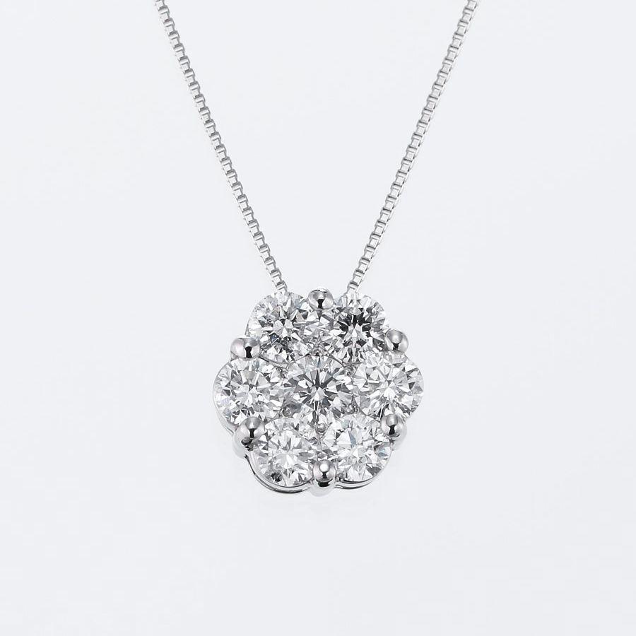 DAIYA（ダイヤ） ダイヤモンド ネックレス レディース プラチナ