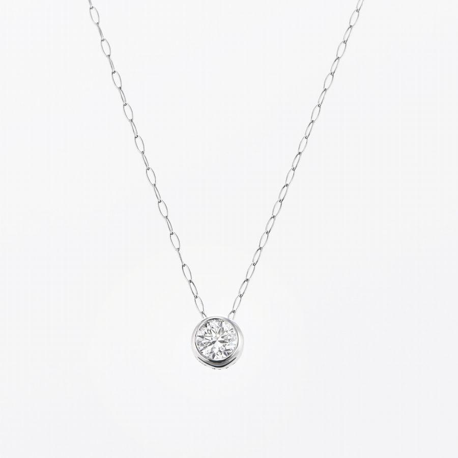 ダイヤモンド ネックレス 一粒 プラチナ 鑑定カード付 0.200カラット レディース Ｄカラー ダイヤネックレス 50代 40代 | DAIYA（ゴルフ用品、日用品） | 02