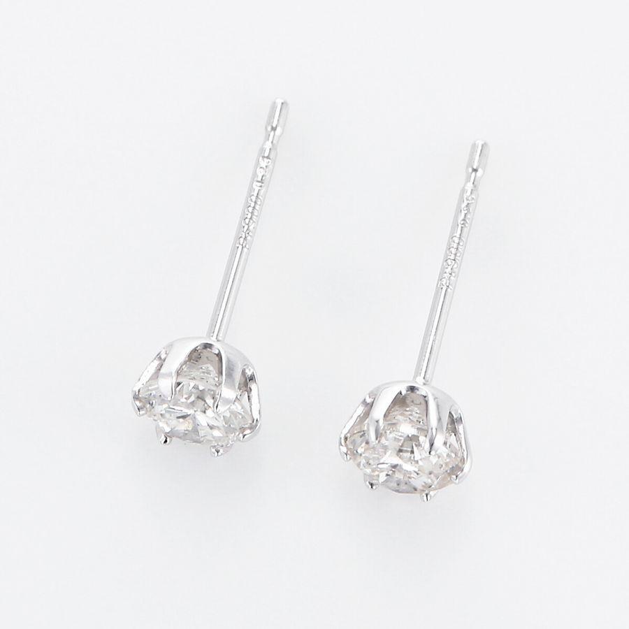 ダイヤモンド ピアス 一粒 プラチナ 0.8カラット レディース ダイヤピアス 50代 40代 シンプル 普段使い 記念日 誕生日 プレゼント |  | 04