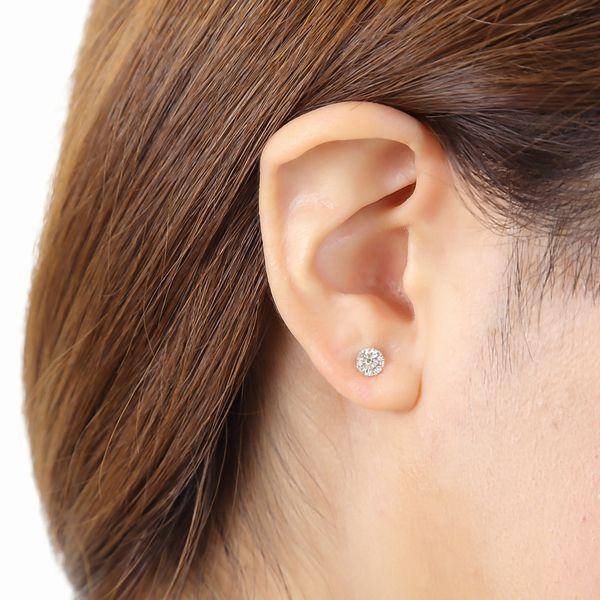 ダイヤモンド ピアス プラチナ K18イエローゴールドトータル0.700ct Hカラー SI2クラス GOODカット 中央宝石研究所ソーティングシート 50代 40代  プレゼント | DAIYA（ゴルフ用品、日用品） | 15
