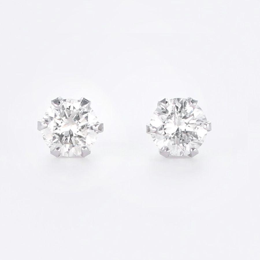 ダイヤモンド ピアス プラチナ 0.151ct/0.151ct 0.155ct/0.157ct Dカラー VS2 Excellentカット ソーティングシート ティファニー爪 50代 40代  プレゼント | DAIYA（ゴルフ用品、日用品） | 02